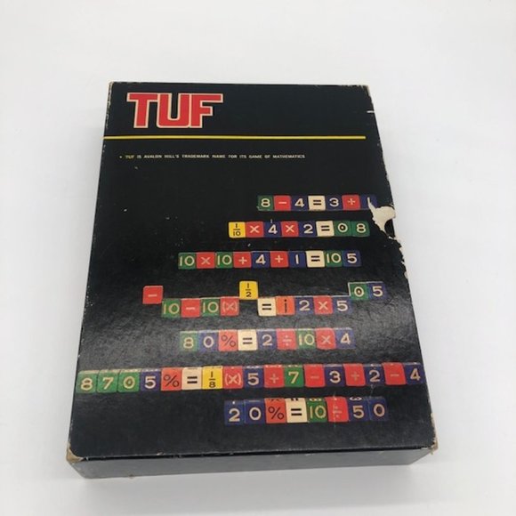 Rare, Vintage 1969 Avalon Hill Tuf Game of Mathematics - Picture 1 of 8